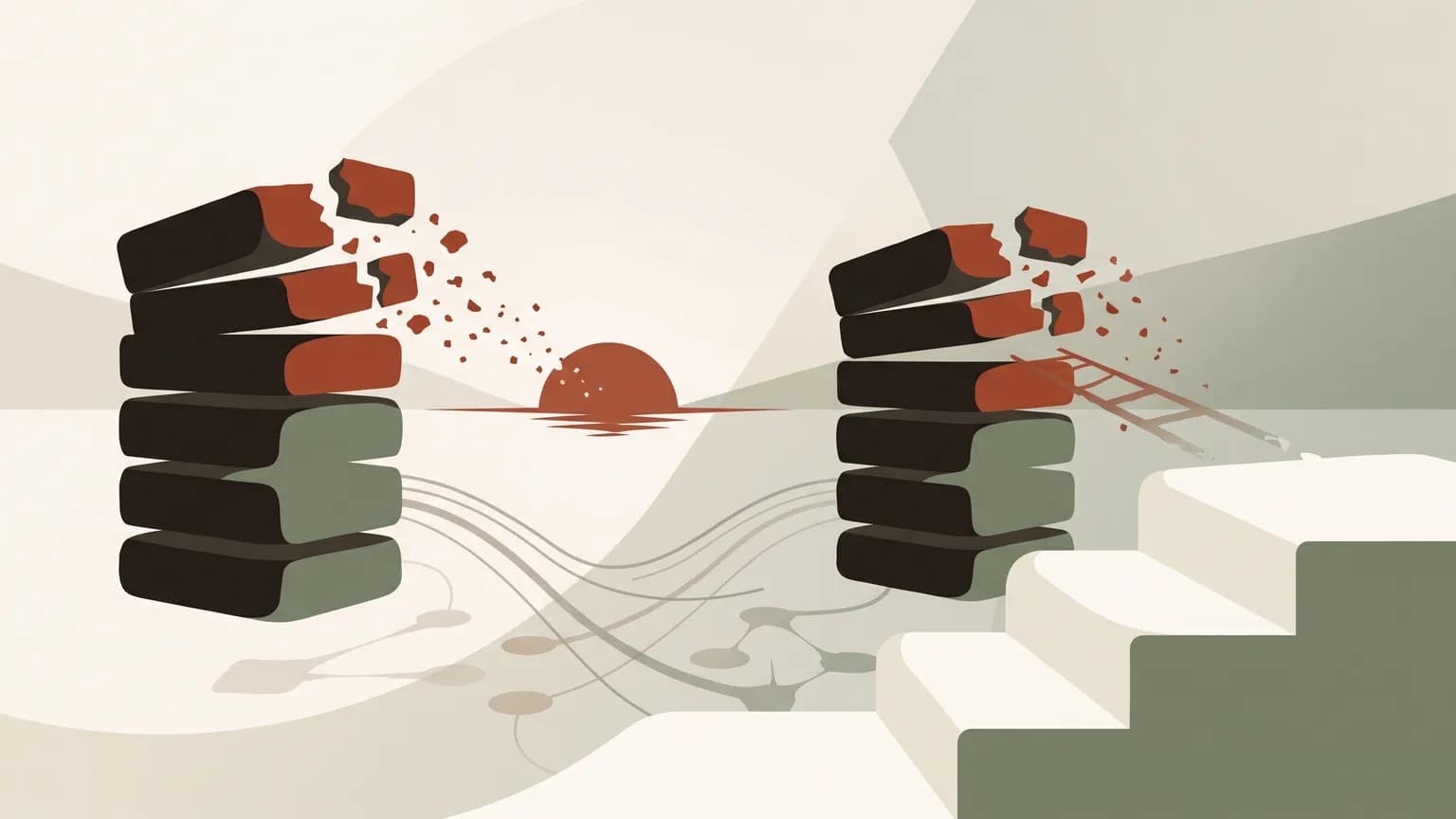 Abstraktes Titelbild zum Thema End of Life Datenbank: Was passiert wenn MySQL oder PostgreSQL EOL erreicht (KI-generiert)