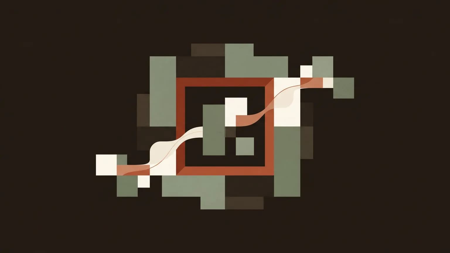 Abstraktes Titelbild zum Thema Was ist Legacy Software? Definition, Beispiele, Handlungsbedarf (KI-generiert)