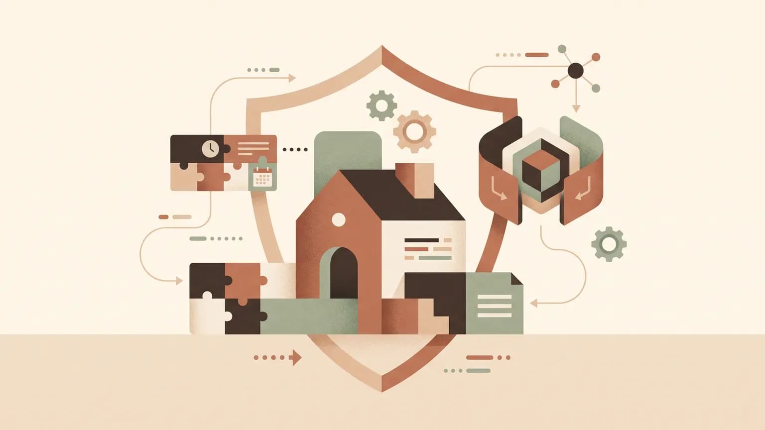 Abstraktes Titelbild zum Thema Software-Wartung im Mittelstand: Der pragmatische Einstieg ohne IT-Abteilung (KI-generiert)
