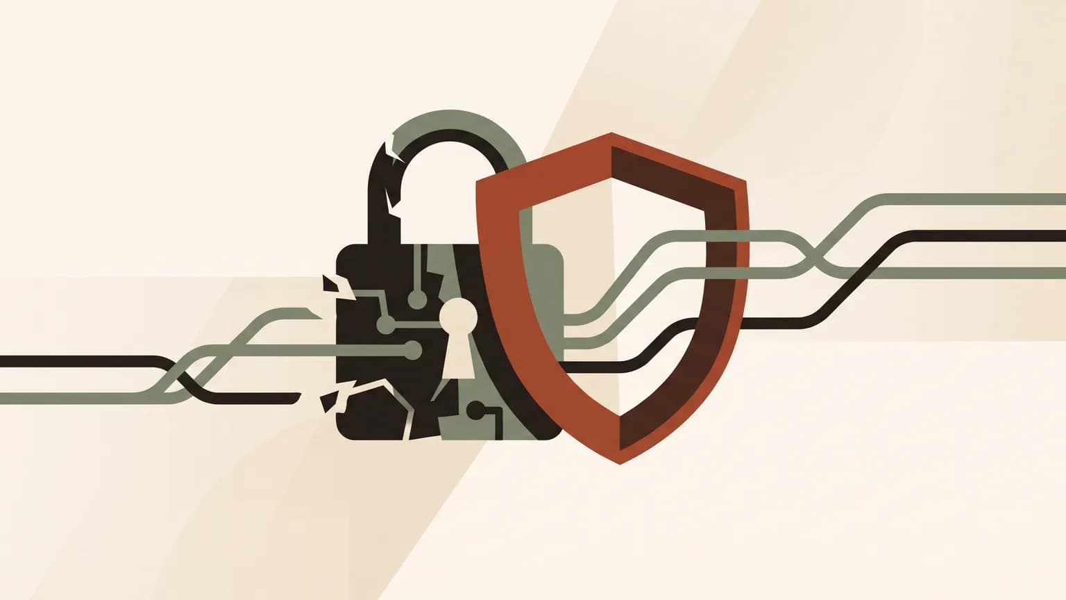 Abstraktes Titelbild zum Thema SSL/TLS-Konfiguration prüfen und aktualisieren: Schritt für Schritt (KI-generiert)