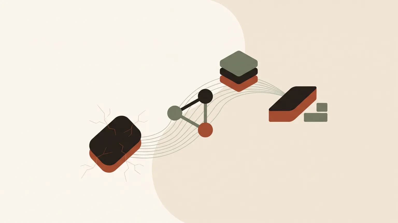 Abstraktes Titelbild zum Thema Firmware-Lifecycle: Warum veraltete Firmware ein unterschätztes Risiko ist (KI-generiert)